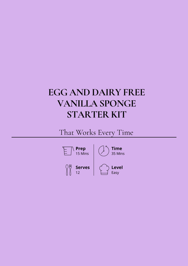 Egg & Dairy Free Cake Starter Kit